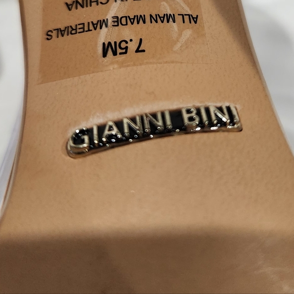 Gianni Bini Tallisa Rose Gold Strappy 3.75" Heels. Size 7.5 - Picture 8 of 11